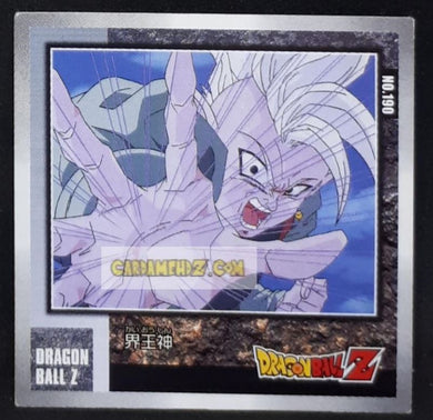 Carte Dragon Ball Z Seal Retsuden Part 3 n°190 (2006) ensky kaiohshin du nord dbz cardamehdz point com