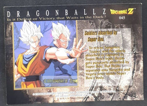 Carte Dragon Ball Z Trading Card Chromium DBZ Part 1 N° 45 (1996) amada funimation songoten trunks cardamehdz point com