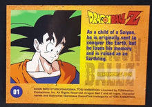 Charger l&#39;image dans la galerie, Carte Dragon Ball Z Trading Card Chromium DBZ Part 2 N° 1 (2000) amada funimation songoku dbz cardamehdz point com