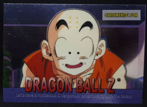 Carte Dragon Ball Z Trading Card Chromium DBZ Part 2 N° 27 (2000) amada funimation krilin dbz cardamehdz point com