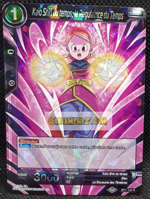 Carte Dragon Ball Super Card Game Assault of the Saiyans BT7-104 R (FR) bandai kaio shin du temps la regulatrice du temps dbs prisme foil holo cardamehdz point com mehdz atout
