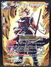 Charger l&#39;image dans la galerie, Carte Dragon Ball Super Card Game Assault of the Saiyans BT7-129 ISR (US) (version promo) bandai Son Goku, Saiyan Transcendence dbs cardamehdz point com mehdz atout