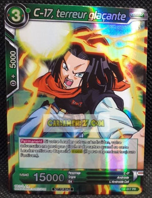 Carte Dragon Ball Super Card Game Carte promo C 17 terreur glaçante P-017 PR (fr) (foil) (2018) Bandai dbscg hors serie prisme holo cardamehdz point com mehdz atout