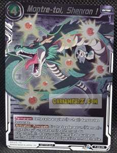 Carte Dragon Ball Super Card Game Carte promo Montre-toi, Shenron P-335 PR (FR) (foil) (2021) Bandai dbscg hors serie Championship Pack 2021 Vol.2 prisme holo cardamehdz point com