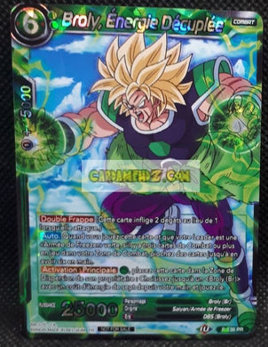 Carte Dragon Ball Super Card Game Carte promo broly energie decuplee P-136 PR (fr) (foil) Bandai dbscg hors serie prisme holo cardamehdz point com mehdz atout