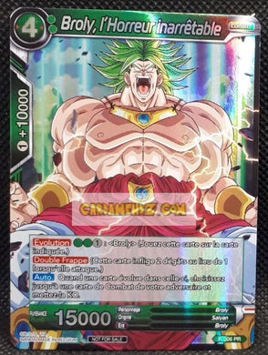 Carte Dragon Ball Super Card Game Carte promo broly l honneur inarretable P-006 PR (fr) (foil) (2018) Bandai dbscg hors serie prisme holo cardamehdz point com mehdz atout