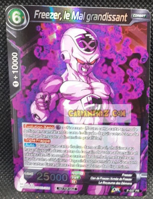 Carte Dragon Ball Super Card Game Carte promo freezer le mal grandissant P-037 PR (FR) Bandai dbscg hors serie prisme foil holo cardamehdz point com mehdz atout
