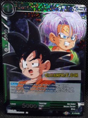 Carte Dragon Ball Super Card Game Carte promo songoten reveillant la bete P-179 PR (fr) (foil) Bandai dbscg hors serie prisme holo cardamehdz point com mehdz atout