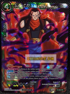 Carte Dragon Ball Super Card Game Carte promo super c 17 la machine infernale P-080 PR (fr) (foil) Bandai dbscg hors serie prisme holo cardamehdz point com mehdz atout