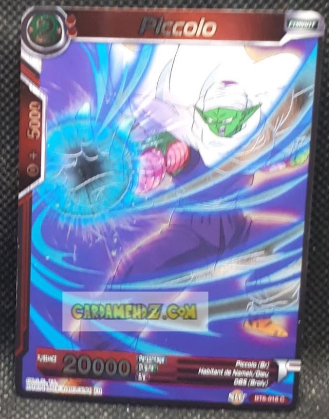 Carte Dragon Ball Super Card Game Destroyer Kings BT6-016 C (2019) (fr) bandai piccolo dbs prisme foil holo cardamehdz point com mehdz atout