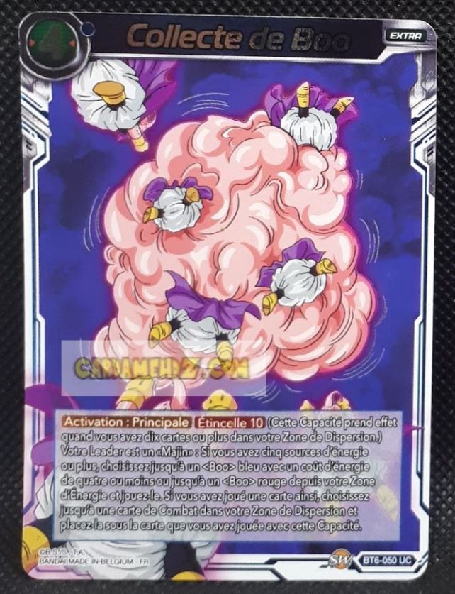 Carte Dragon Ball Super Card Game Destroyer Kings BT6-050 UC (2019) (fr) bandai collecte de boo dbs prisme foil holo cardamehdz point com mehdz atout