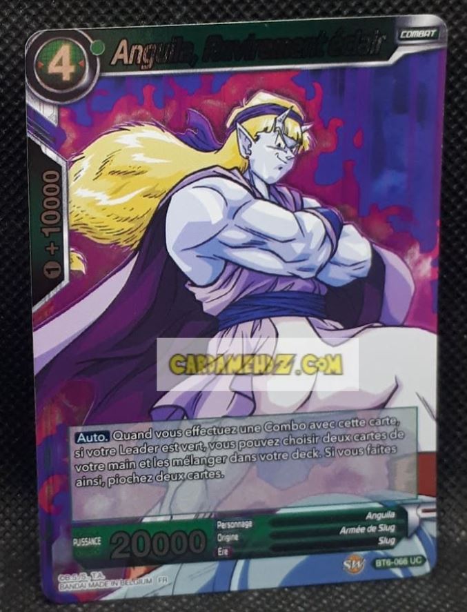 Carte Dragon Ball Super Card Game Destroyer Kings BT6-066 UC (2019) (fr) bandai anguila revirement eclair dbs prisme foil holo cardamehdz point com mehdz atout
