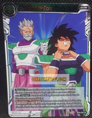 Carte Dragon Ball Super Card Game Destroyer Kings BT6-076 UC (2019) (fr) bandai systeme de controme de broly dbs prisme foil holo cardamehdz point com mehdz atout