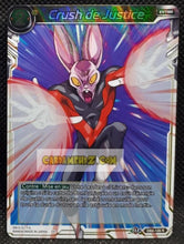 Charger l'image dans la galerie, Carte Dragon Ball Super Card Game FR Divine Multiverse DB2-128 R (2020) bandai crush de justice dbscg foil prisme holo cardamehdz point com mehdz atout