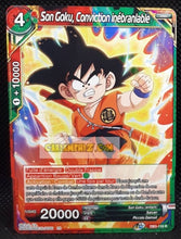 Charger l&#39;image dans la galerie, Carte Dragon Ball Super Card Game Fr Giant Force DB3-116 R (2020) bandai son goku conviction inébranlable dbscg foil prisme holo cardamehdz point com mehdz atout