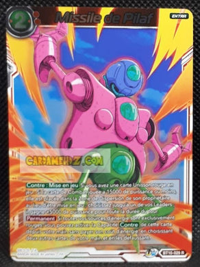 Carte Dragon Ball Super Card Game Fr Rise of the Unison Warrior BT10-029 R (2020) bandai missile de pilaf dbscg prisme foil holo cardamehdz point com mehdz atout