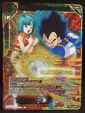 Carte Dragon Ball Super Card Game Fr Rise of the Unison Warrior BT10-146 R (2020) bandai vegeta et bulma réunis par le destin dbscg prisme foil holo cardamehdz point com mehdz atout