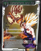 Charger l&#39;image dans la galerie, Carte Dragon Ball Super Card Game Fr Special Anniversary Box BT2-098 C (gold version) dbscg promo kamehameha pere fils dbz prisme foil holo cardamehdz point com mehdz atout