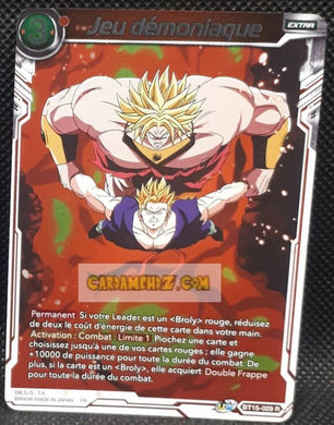 Carte Dragon Ball Super Card Game Fr UWS Boost Saiyan Showdown BT15-029 R (2021) (fr) bandai jeu démoniaque dbscg prisme foil holo cardamehdz point com mehdz atout