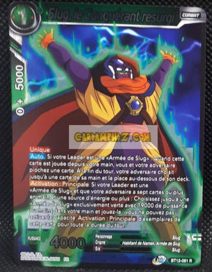 Carte Dragon Ball Super Card Game Fr Unison Warrior Series 3 BT12-061 R (2021) bandai Slug le conquérant resurgi dbscg prisme foil holo cardamehdz point com mehdz atout