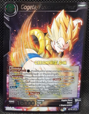Carte Dragon Ball Super Card Game Fr Unison Warrior Series 3 BT12-137 SR (2021) bandai gogeta fusion sans peur dbscg prisme foil holo cardamehdz point com mehdz atout