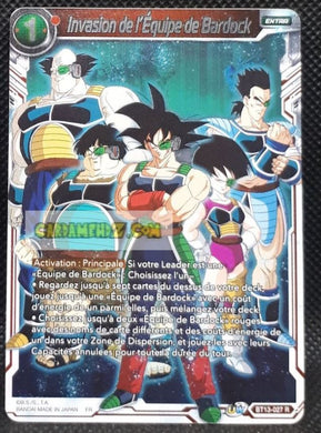 Carte Dragon Ball Super Card Game Fr Unison Warrior Series 4 BT13-027 R (2021) bandai invasion de l équipe de bardock dbscg prisme foil holo cardamehdz point com mehdz atout