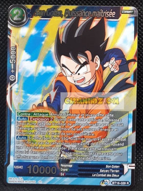 Carte Dragon Ball Super Card Game Fr Unison Warrior Series Boost Set 7 BT16-029 R (2022) bandai son goten puissance maitrisée dbs prisme foil holo cardamehdz point com mehdz atout