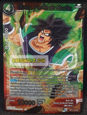 Carte Dragon Ball Super Card Game Fr Unison Warrior Vermilion Bloodline BT11-016 R (2020) bandai broly force de gorille dbscg prisme foil holo cardamehdz point com mehdz atout
