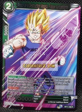 Carte Dragon Ball Super Card Game Fr Unison Warrior Vermilion Bloodline BT11-068 R (2020) bandai prince de la destruction vegeta frappe surpuissante dbscg prisme foil holo cardamehdz point com mehdz atout