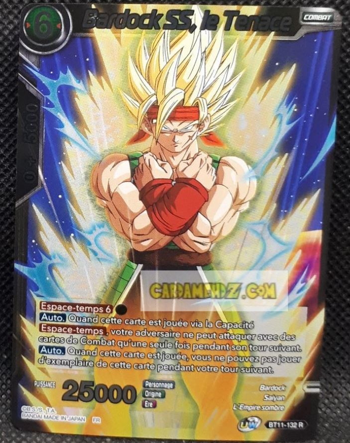 Carte Dragon Ball Super Card Game Fr Unison Warrior Vermilion Bloodline BT11-132 R (2020) bandai bardock ss le tenace dbscg prisme foil holo cardamehdz point com mehdz atout