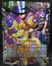 Charger l&#39;image dans la galerie, Carte Dragon Ball Super Card Game Galactic Battle BT1-086 R (us) (2017) bandai golden frieza resurrected terror dbs prisme foil holo cardamehdz point