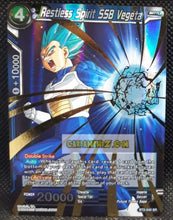 Charger l&#39;image dans la galerie, Carte Dragon Ball Super Card Game Miraculous Revival BT2-040 SR (us) (2018) bandai restless spirit ssb vegeta dbs prisme foil holo cardamehdz point com