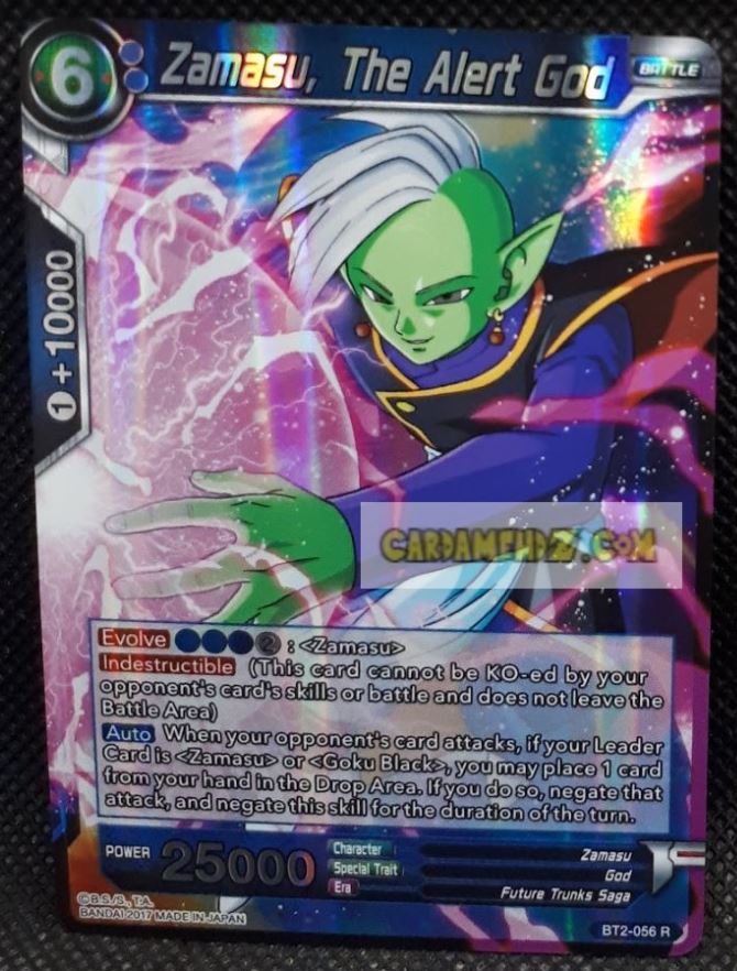 Carte Dragon Ball Super Card Game Miraculous Revival BT2-056 R (US) (2017) bandai zamusu the alert god dbs prisme foil holo cardamehdz point com mehdz atout
