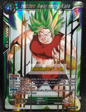Carte Dragon Ball Super Card Game Miraculous Revival BT2-095 SR (US) (2017) bandai hidden awakening kale dbs prisme foil holo cardamehdz point com mehdz