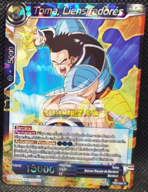 Carte Dragon Ball Super Card Game Premium Pack TB3-024 R (2019) bandai toma liens redores dbs rare prisme foil holo cardamehdz point com mehdz atout