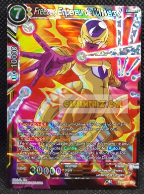 Carte Dragon Ball Super Card Game The Tournament Of Power TB1-077 SR (2018) (fr) bandai freezer empereur de l univers 7 dbs super rare foil holo prisme cardamehdz point com mehdz atout
