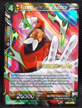 Charger l&#39;image dans la galerie, Carte Dragon Ball Super Card Game The Tournament Of Power TB1-080 R (2018) (fr) bandai toppo allie de la justice dbs cardamehdz point com mehdz atout