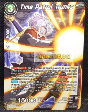 Carte Dragon Ball Super Card Game US Expansion Deck Box Set EX02-01 EX (2018) (us) bandai time patrol trunks dbscg promo cardamehdz point com mehdz atout