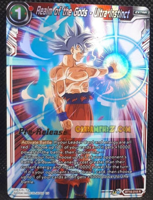 Carte Dragon Ball Super Card Game US Unison Warrior Series Boost Set 7 BT16-018 R (pre release version) (2022) bandai realm of the gods ultra instinct dbs prisme holo cardamehdz point com mehdz atout
