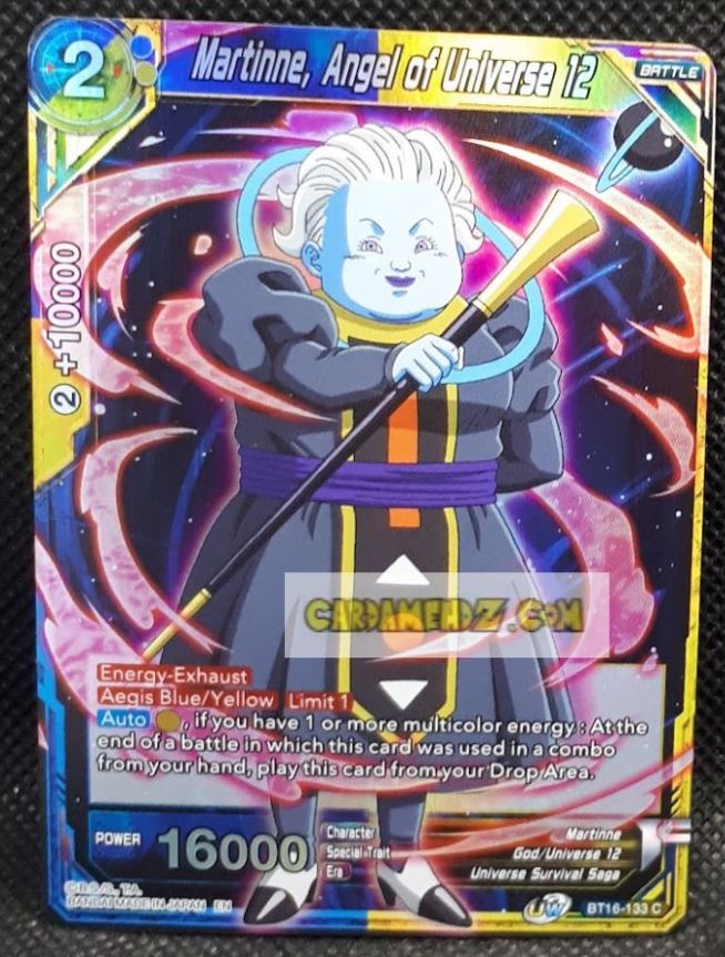 Carte Dragon Ball Super Card Game US Unison Warrior Series Boost Set 7 BT16-077 C (foil) (2022) bandai martinne angel of universe 12 dbs prisme holo cardamehdz point com mehdz atout