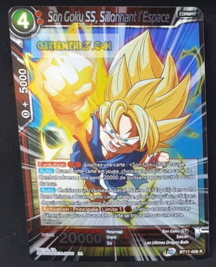 Carte Dragon Ball Super Card Game Ultimate Squad BT17-006 R (Fr) bandai songoku ss sillonnant l espace dbscg commune cardamehdz point com
