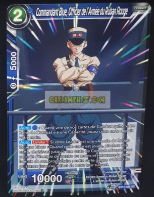 Carte Dragon Ball Super Card Game Ultimate Squad BT17-039 UC (Fr) bandai commandant blue officier de l armee du ruban rouge dbscg commune cardamehdz point com