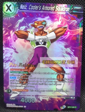 Carte Dragon Ball Super Card Game Ultimate Squad BT17-064 R (US version pre release) (2022) bandai neiz cooler's armored squadron dbscg prisme foil holo cardamehdz point com mehdz atout