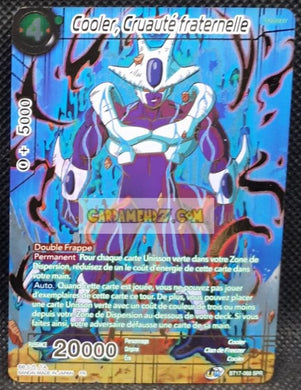 Carte Dragon Ball Super Card Game Ultimate Squad BT17-068 SPR (Fr) (2022) bandai cooler cruauté fraternelle dbscg Spécial Rare prisme foil holo cardamehdz point com mehdz atout