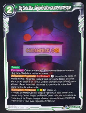 Carte Dragon Ball Super Card Game Ultimate Squad BT17-079 C (Fr) bandai big gete star regeneration chauchemardesque dbscg commune cardamehdz point com
