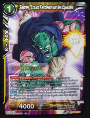 Carte Dragon Ball Super Card Game Ultimate Squad BT17-102 C (Fr) bandai saonel lourd fardeau sur les epaules dbscg commune cardamehdz point com