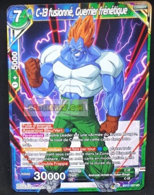Carte Dragon Ball Super Card Game Ultimate Squad BT17-137 UC (Fr) bandai C-13 FUSIONNE GUERRIER FRENETIQUE dbscg commune cardamehdz point com