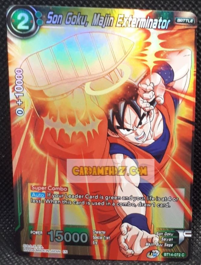 Carte Dragon Ball Super Card Game Unison Warrior Series Set 05 BT14-072 C (2021) (us) bandai songoku majin exterminator prisme holo foil cardamehdz point com mehdz atout