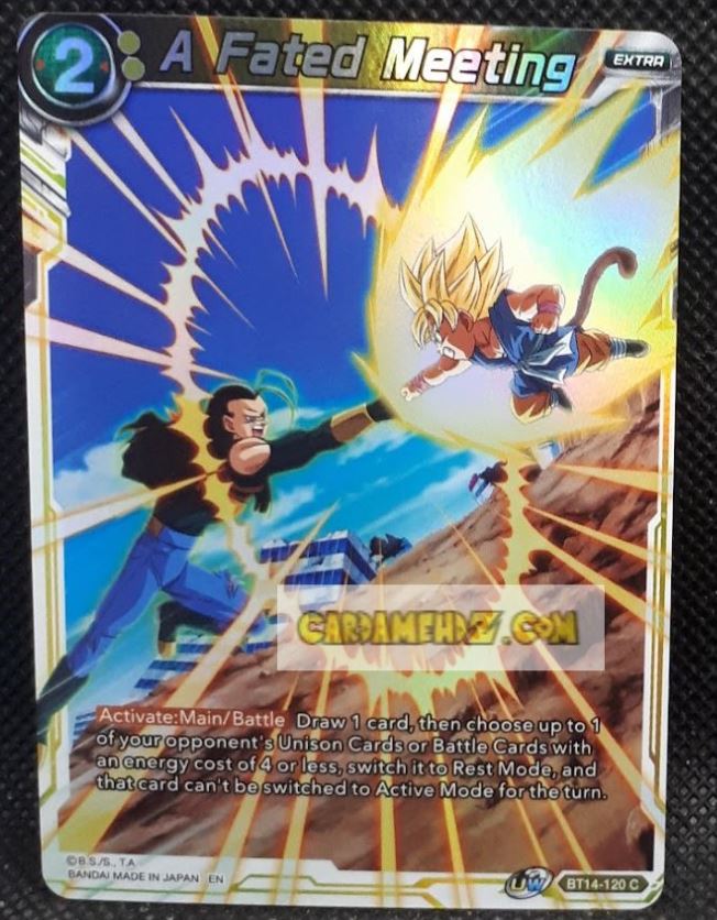 Carte Dragon Ball Super Card Game Unison Warrior Series Set 05 BT14-120 C (2021) (us) bandai a fated meeting prisme holo foil cardamehdz point com mehdz atout