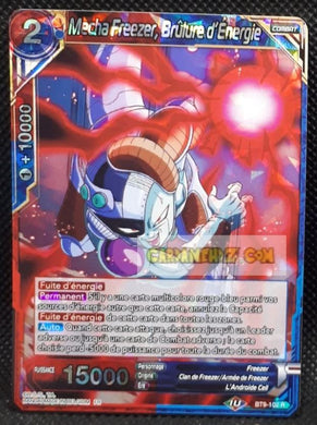 Carte Dragon Ball Super Card Game Universal Onslaught BT9-102 R (fr) bandai mecha freezer brulure d energie dbs foil prisme holo cardamehdz point com mehdz atout